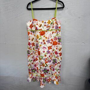 Maggy London sleeveless floral dress, size 16